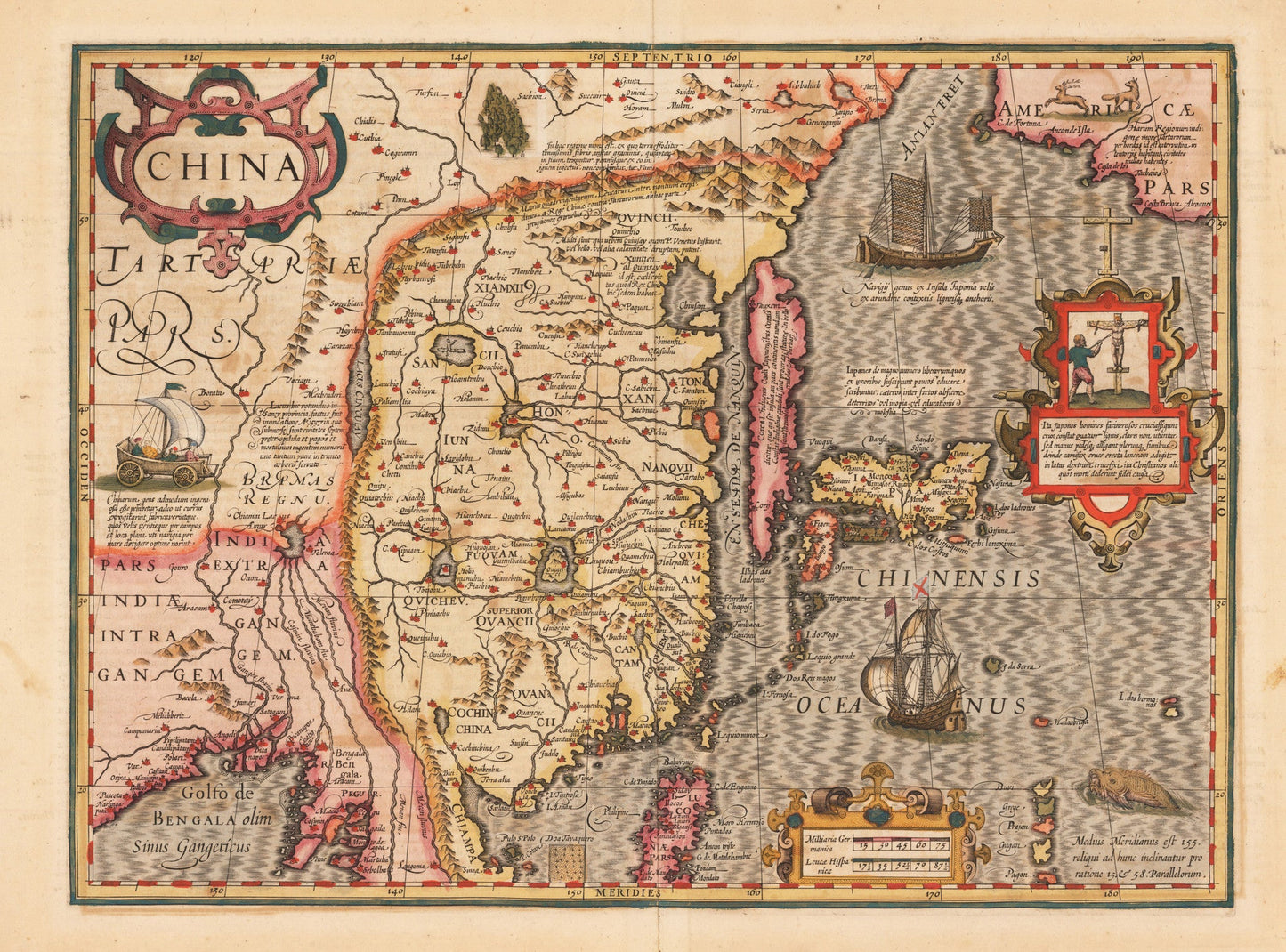 1606 China by: Mercator / Hondius