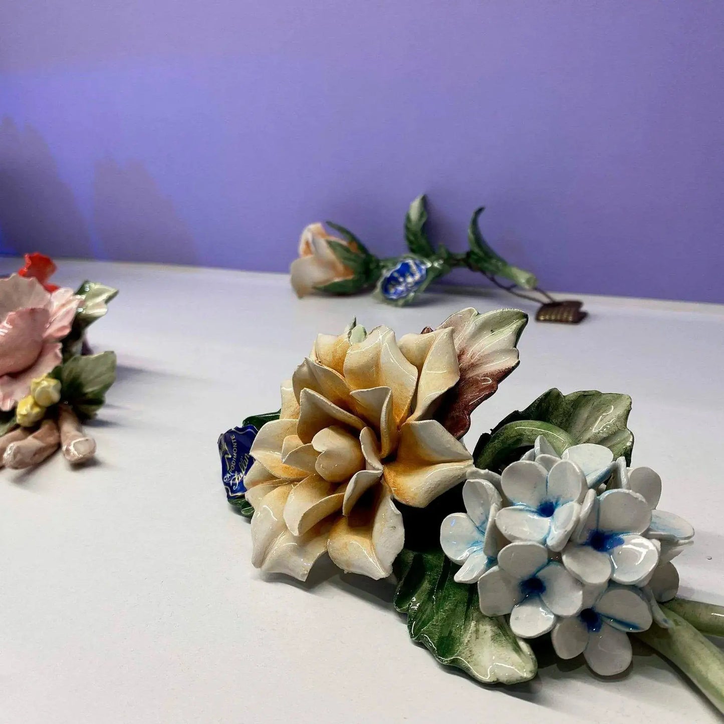 Tralcio di Rose - Porcellana di Capodimonte