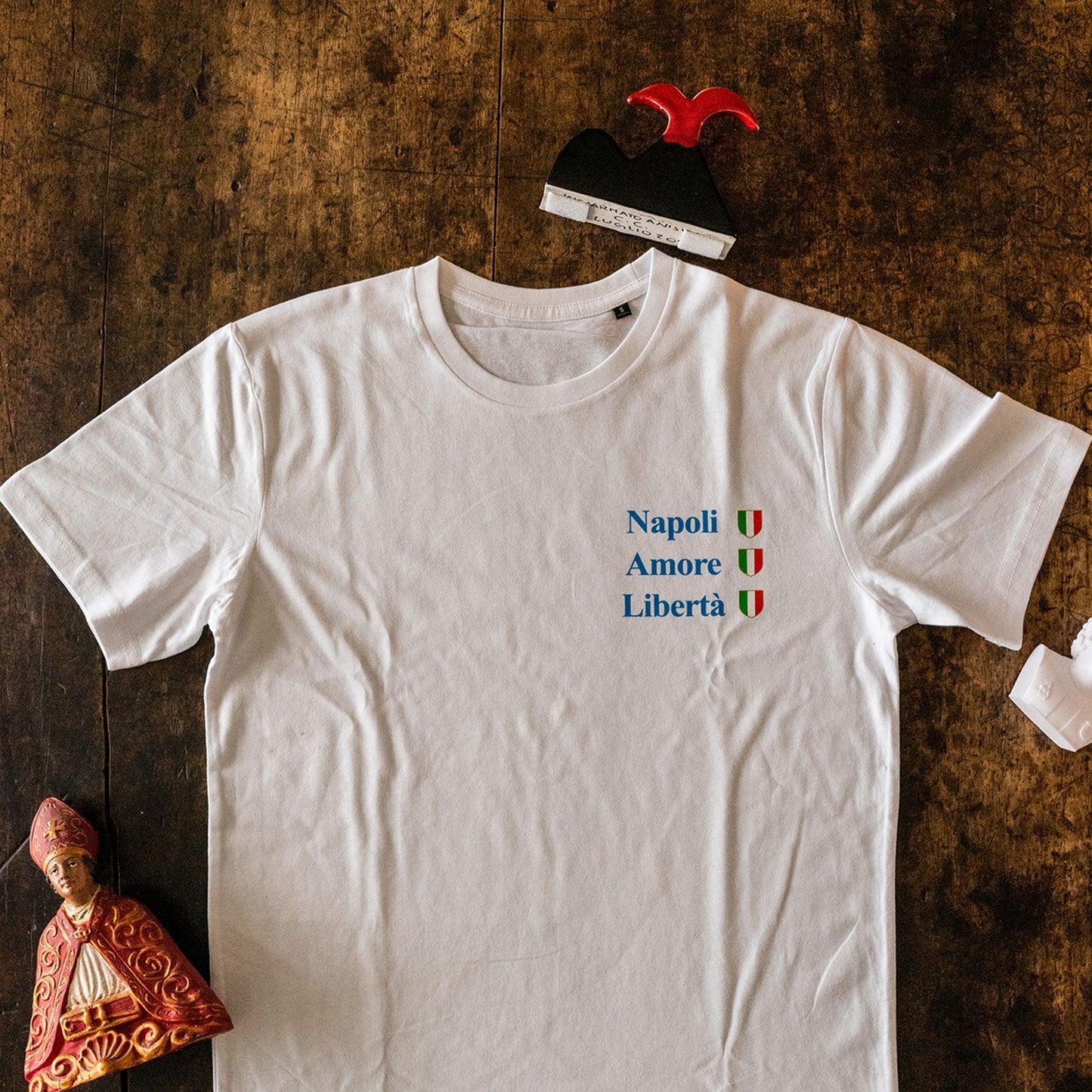 T-shirt Luciano De Crescenzo Scudetto Napoli