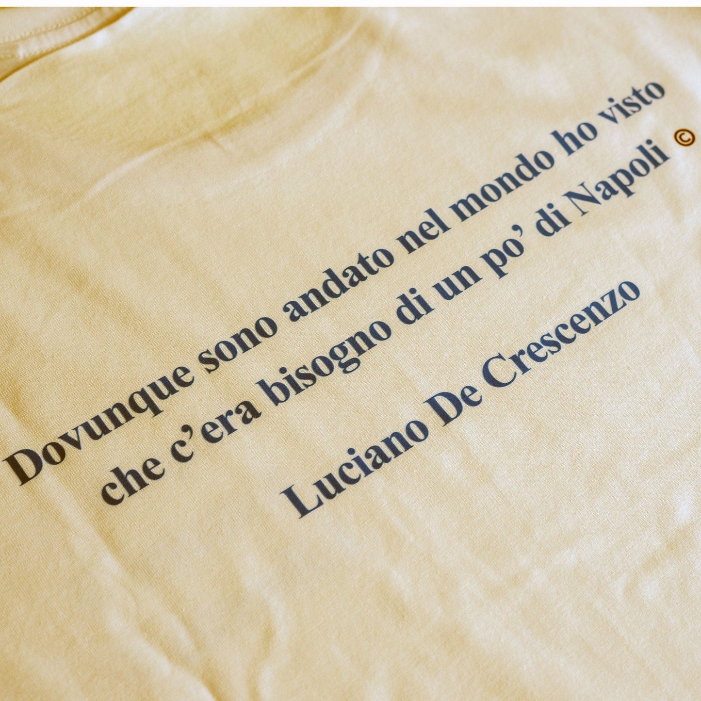 T-shirt Luciano De Crescenzo Scudetto Napoli