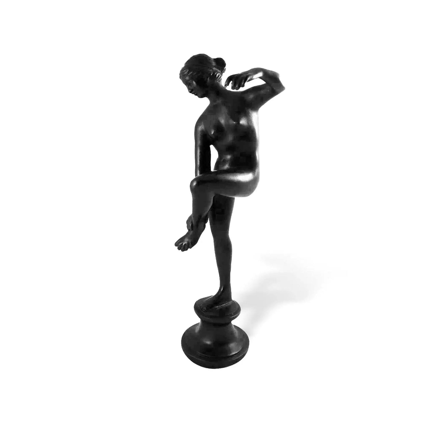 Venere al bagno Statua in bronzo