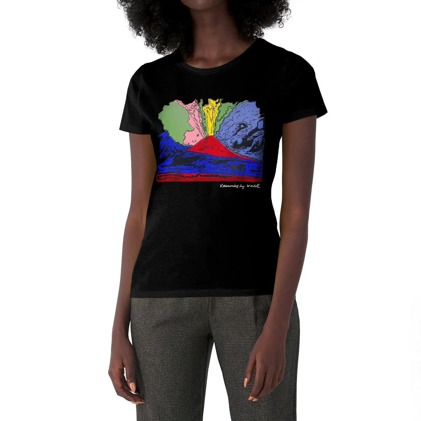 T-shirt Donna Vesuvius di Andy Warhol
