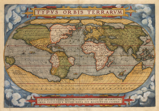 1570 Typus Orbis Terrarum