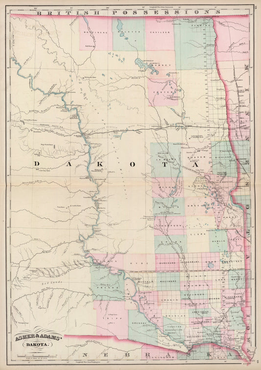 1874 Asher & Adams¡¯ Dakota