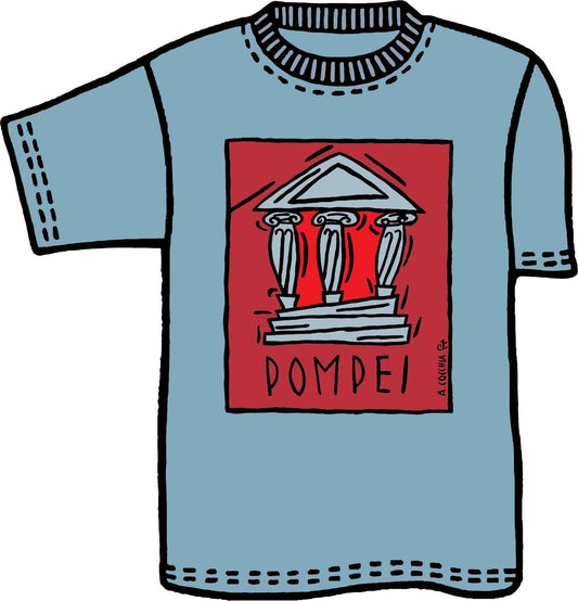 T-shirt Bambino Colore&Calore Tempio Ionico Pompei ¨C Arte e Storia