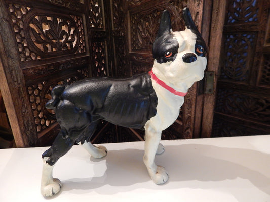Cast Iron Doorstop - Boston Terrier