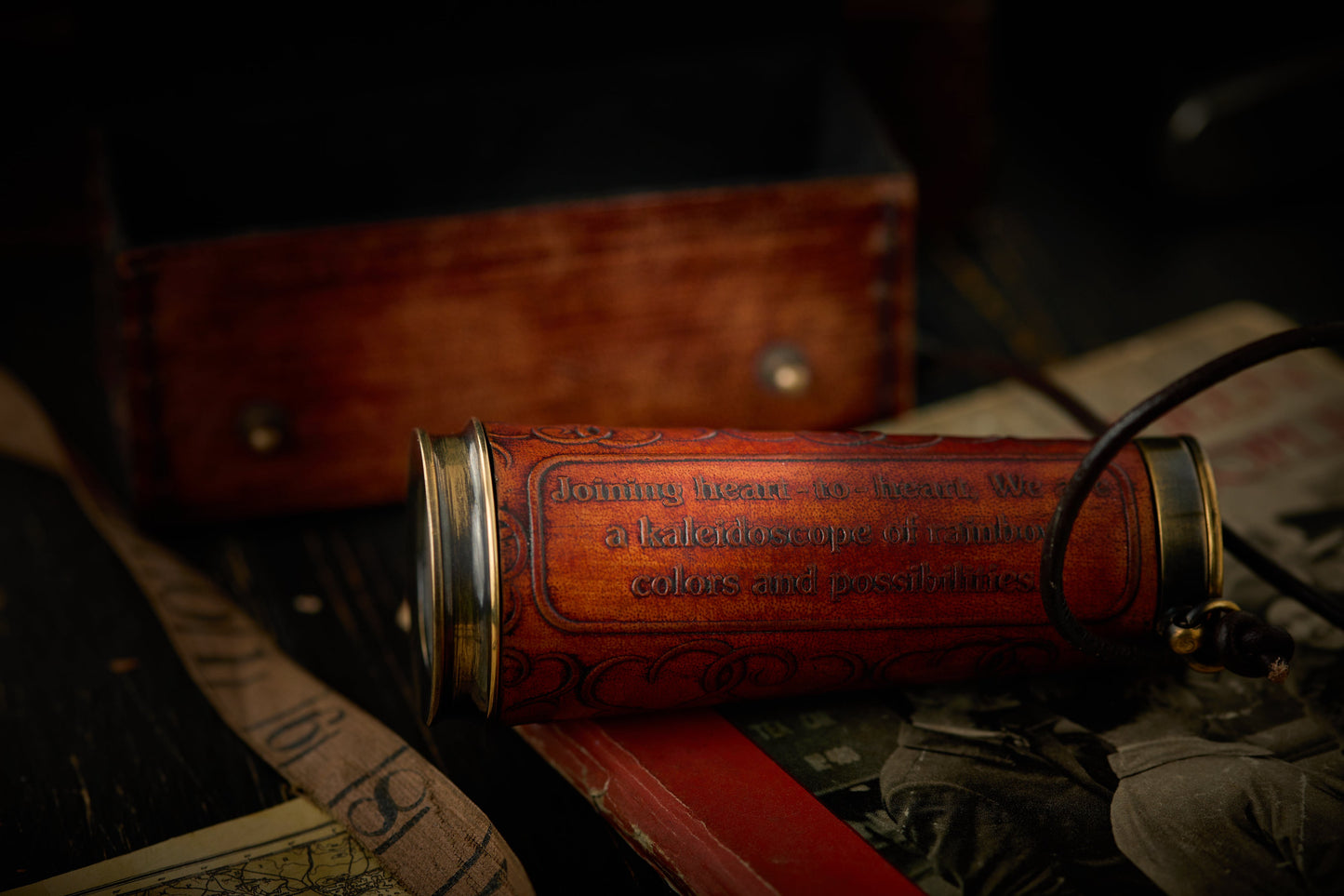V.Empire Handmade Brass Kaleidoscope, Vintage Collection Replica Gift