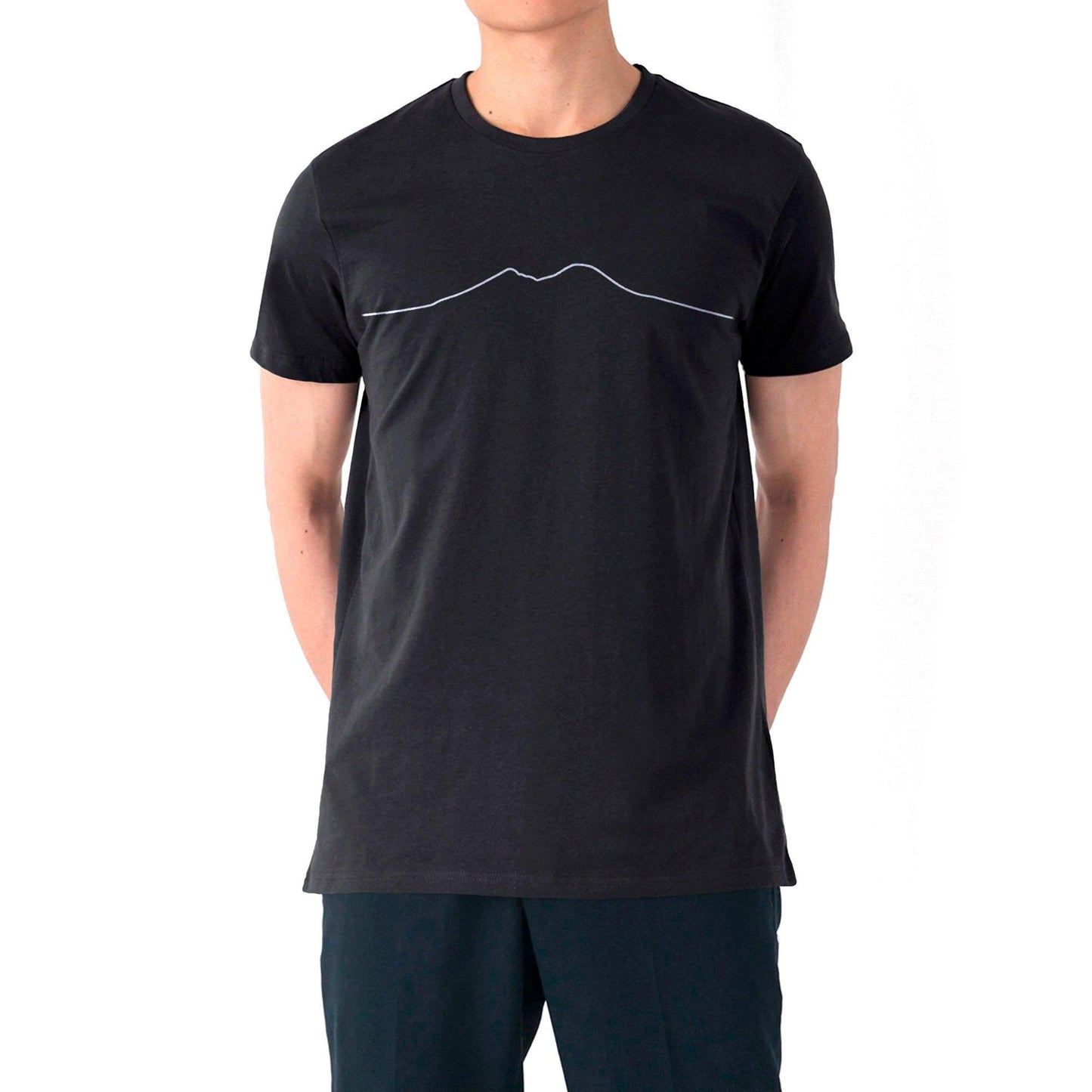 T-Shirt Uomo 100% Cotone ¨C Design Esclusivo Ispirato al Vesuvio