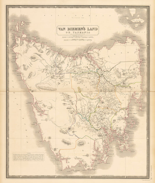 1851 Van Diemen¡¯s Land or Tasmania