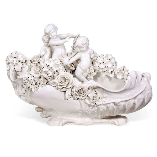 Vasca con Putti in porcellana di Capodimonte