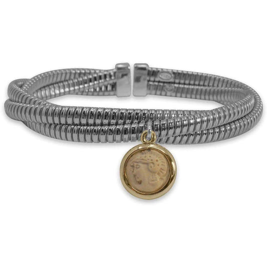 Bracciale 3 giri con Pietra Vesuvio