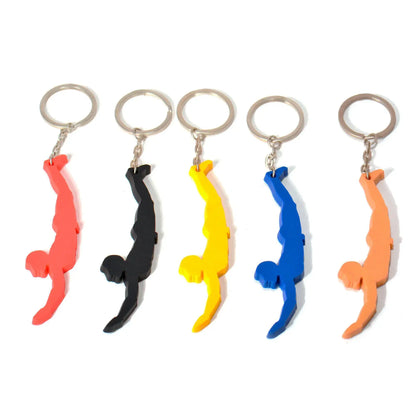 Portachiavi Tuffatore di Paestum ¨C Silicone | 7 Colori