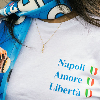 T-shirt Luciano De Crescenzo Scudetto Napoli