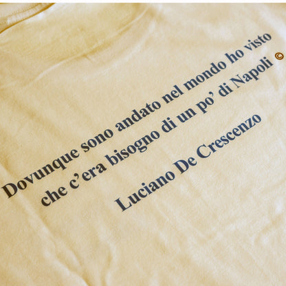 T-shirt Luciano De Crescenzo Scudetto Napoli