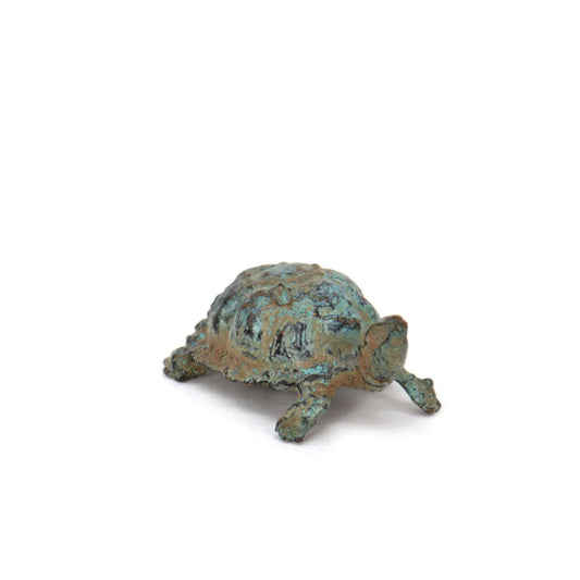 Tartaruga in bronzo Statuetta mignon