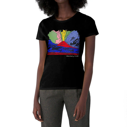 T-shirt Donna Vesuvius di Andy Warhol
