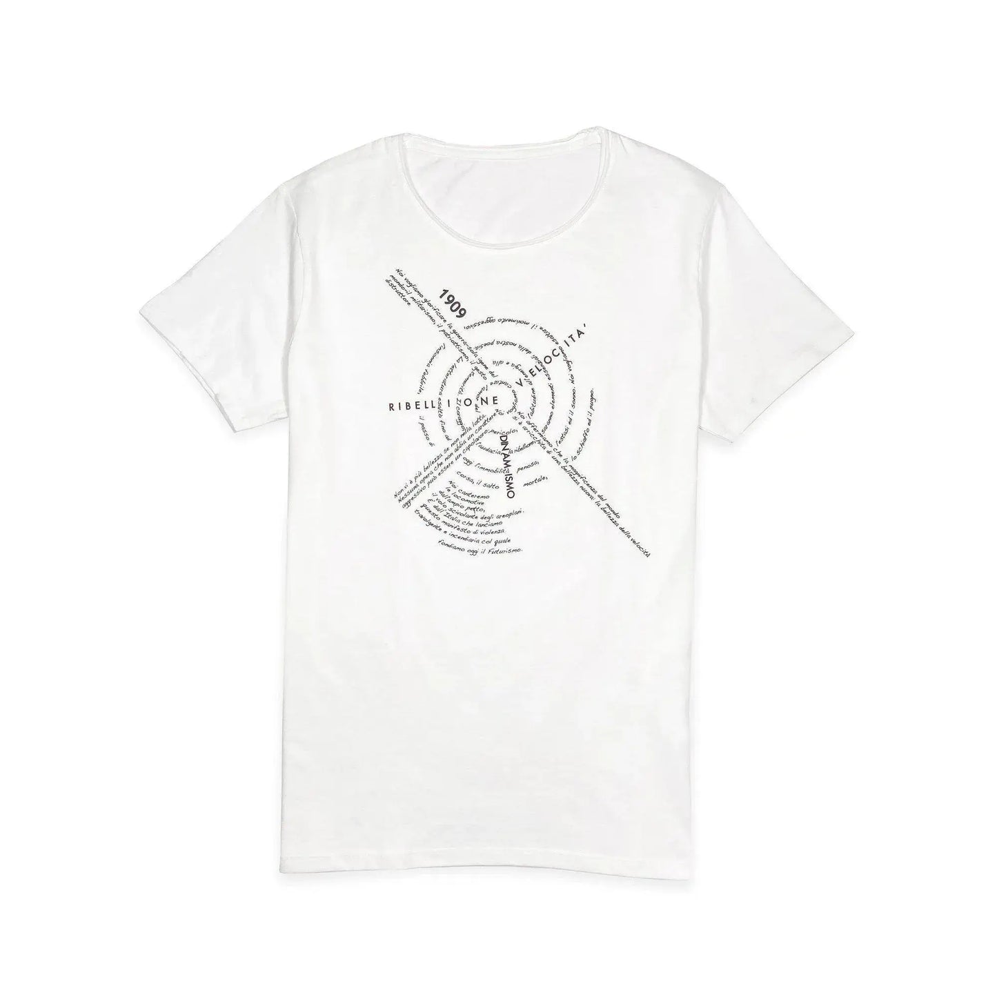 T-shirt Uomo Manifesto Futurista ¨C Arte, Dinamismo e Stile Unico