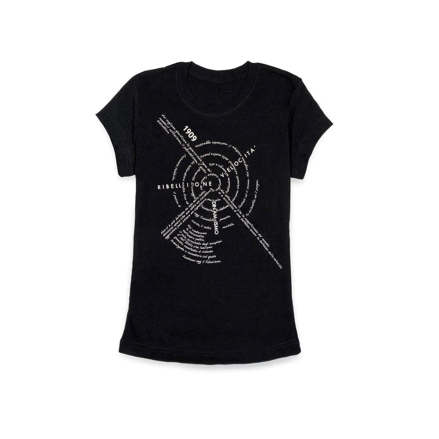 T-shirt Donna Manifesto Futurista ¨C Arte e Avanguardia in Stile Unico